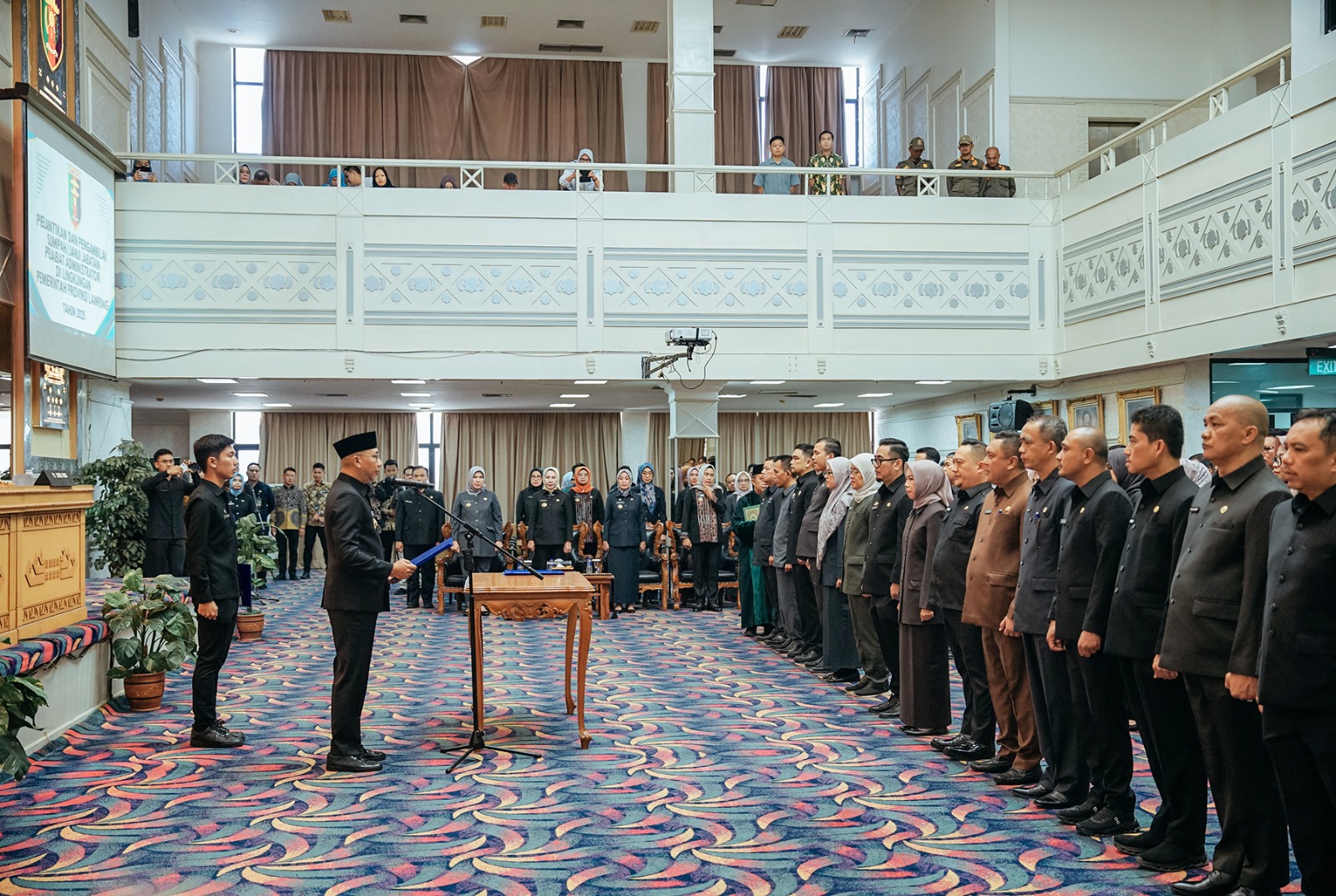 Read more about the article Gubernur Mirza Lantik 59 Pejabat Administrator di Lingkungan Pemprov Lampung, Optimalkan Pelayanan dengan Menunjukkan Dedikasi dan Integritas kepada Masyarakat