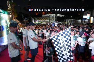 Read more about the article Dorong Gaya Hidup Sehat, PT KAI Divre IV Tanjungkarang Gelar Kegiatan Lari di Kota Bandarlampung