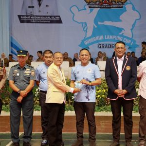 Read more about the article Kejuaraan Nasional Taekwondo Piala Gubernur Lampung I Resmi Dibuka, Diikuti 1.000 Atlet dari 6 Provinsi