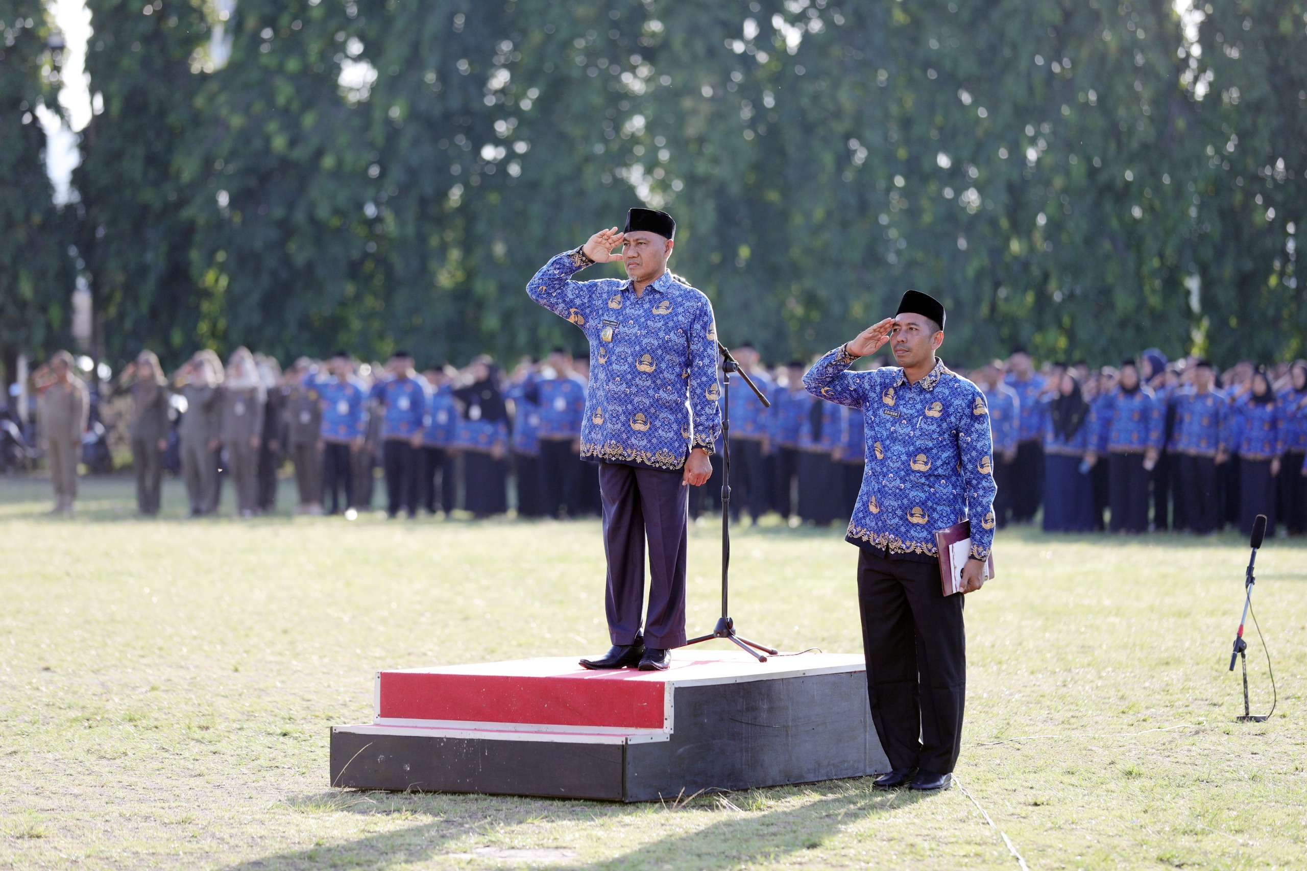 Read more about the article Upacara Bulanan Pemprov Lampung, Dorong ASN Tingkatkan Kompetensi Menuju Indonesia Emas 2045