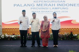 Read more about the article Pelantikan Ketua PMI Provinsi Lampung Masa Bakti 2025-2030, Ajak Tingkatkan Kiprah PMI dalam Melayani Masyarakat Lampung