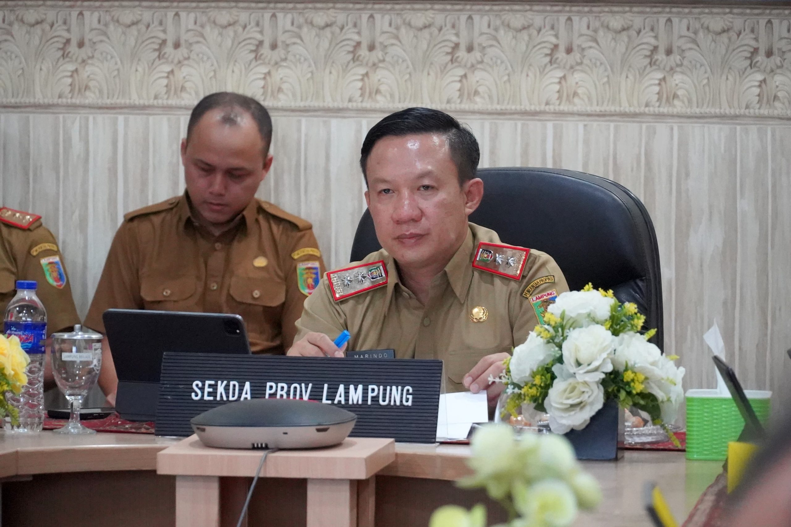 Read more about the article Pemprov Lampung Ikuti Rakor Kemendagri untuk Percepatan Pembangunan Rumah, Pelayanan Kesehatan Gratis dan Pengendalian Inflasi