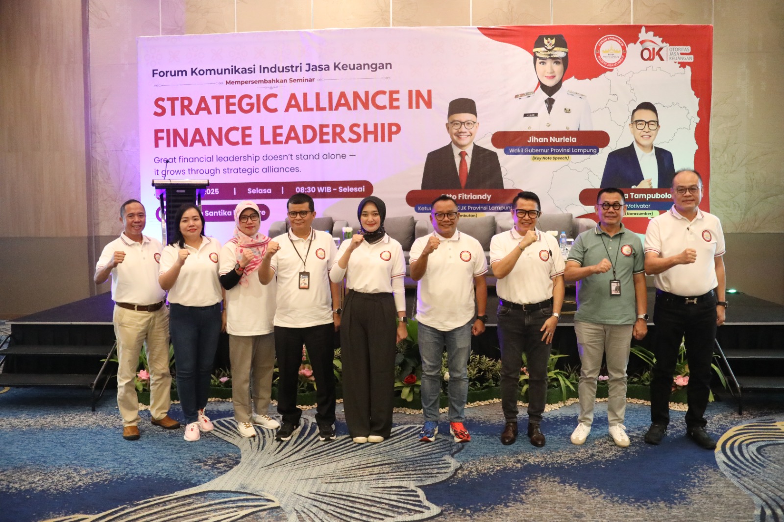 Read more about the article Transformasi Digital dan Strategi Kepemimpinan Keuangan Jadi Fokus Seminar Forum Komunikasi Industri Jasa Keuangan Lampung