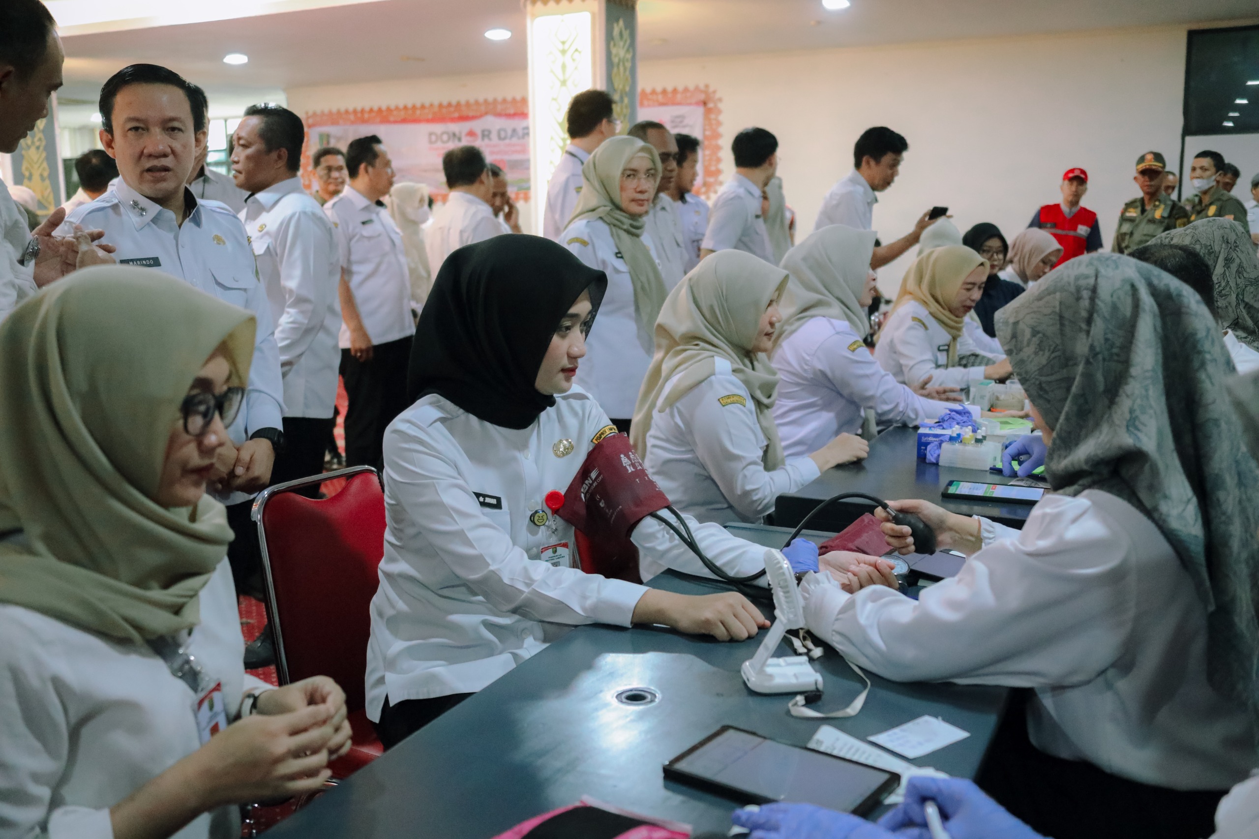 Read more about the article Palang Merah Indonesia Lampung dan Pemprov Gelar Kegiatan Donor Darah dalam Rangka HUT RI ke-80