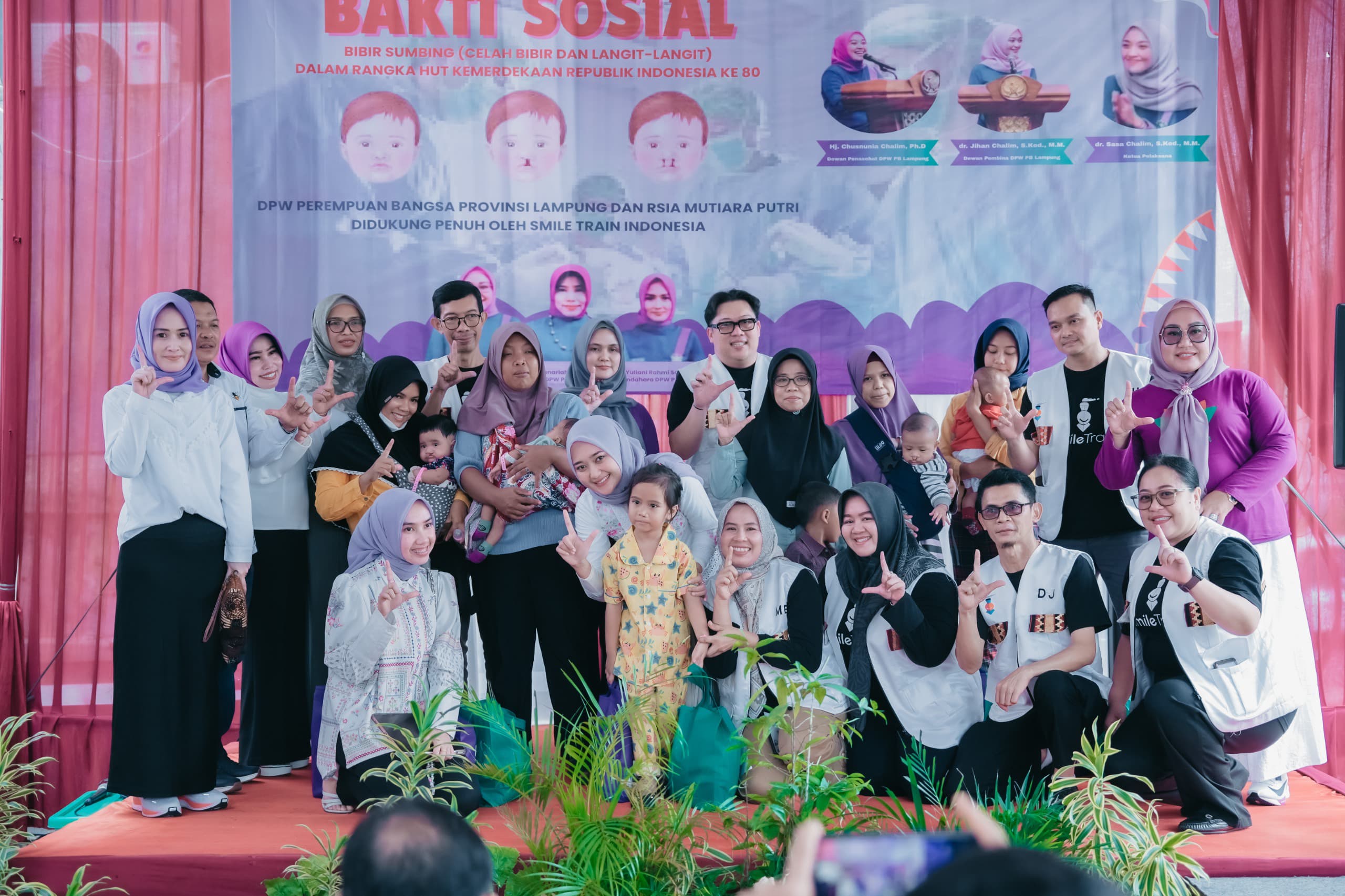 Read more about the article Pemprov Lampung Apresiasi Bakti Sosial Operasi Bibir Sumbing Gratis yang Diselenggarakan Perempuan Bangsa Bekerja Sama dengan Smile Train dan RS Mutiara Putri