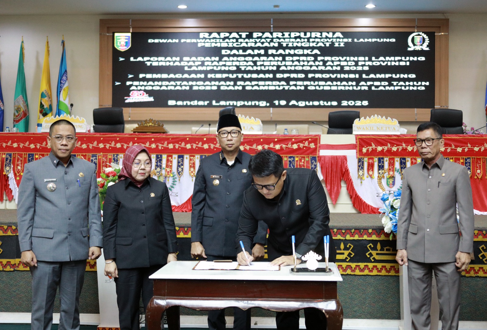 Read more about the article Raperda Perubahan APBD 2025 Disepakati, Pemprov dan DPRD Lampung Perkuat Sinergi