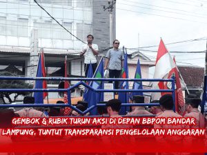 Read more about the article UNRAS di Kejati Lampung, Rubik dan Gembok Soroti Dugaan Penyelewengan Anggaran di Tiga OPD Way Kanan