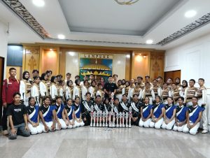 Read more about the article Marching Band Gita Praja Saburai Pemprov Lampung Raih Juara Umum Kejurnas Marching Band Piala Kemenpora RI 2025