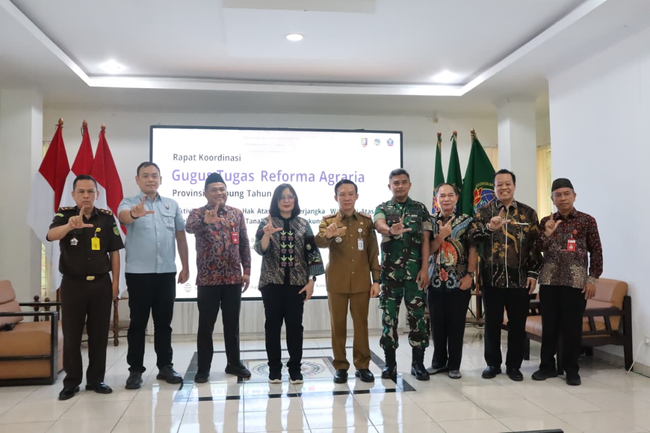 You are currently viewing Kolaborasi Multisektoral Diperkuat, Lampung Wujudkan Reforma Agraria untuk Kesejahteraan Rakyat