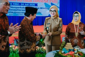 Read more about the article Hadiri HUT Ke-64 PWRI, Wagub Jihan Ajak Purna Tugas Terus Berkontribusi untuk Lampung