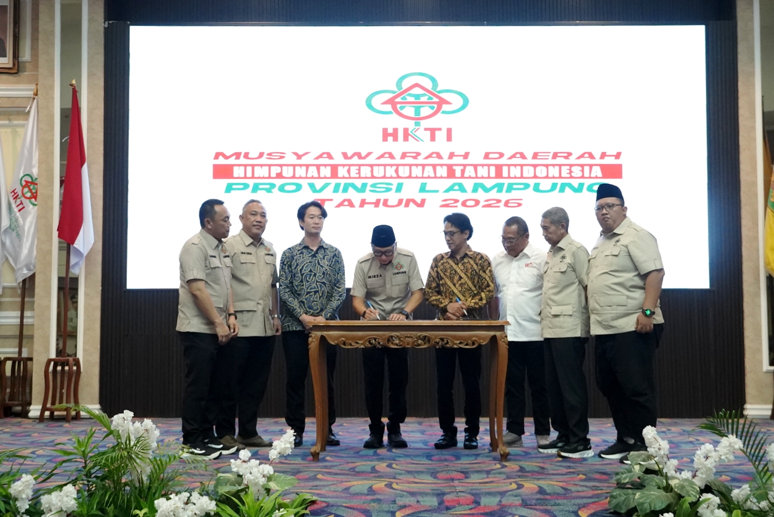 Read more about the article Gubernur Mirza Ajak HKTI Lampung Perkuat Hilirisasi Pertanian Untuk Kesejahteraan Petani