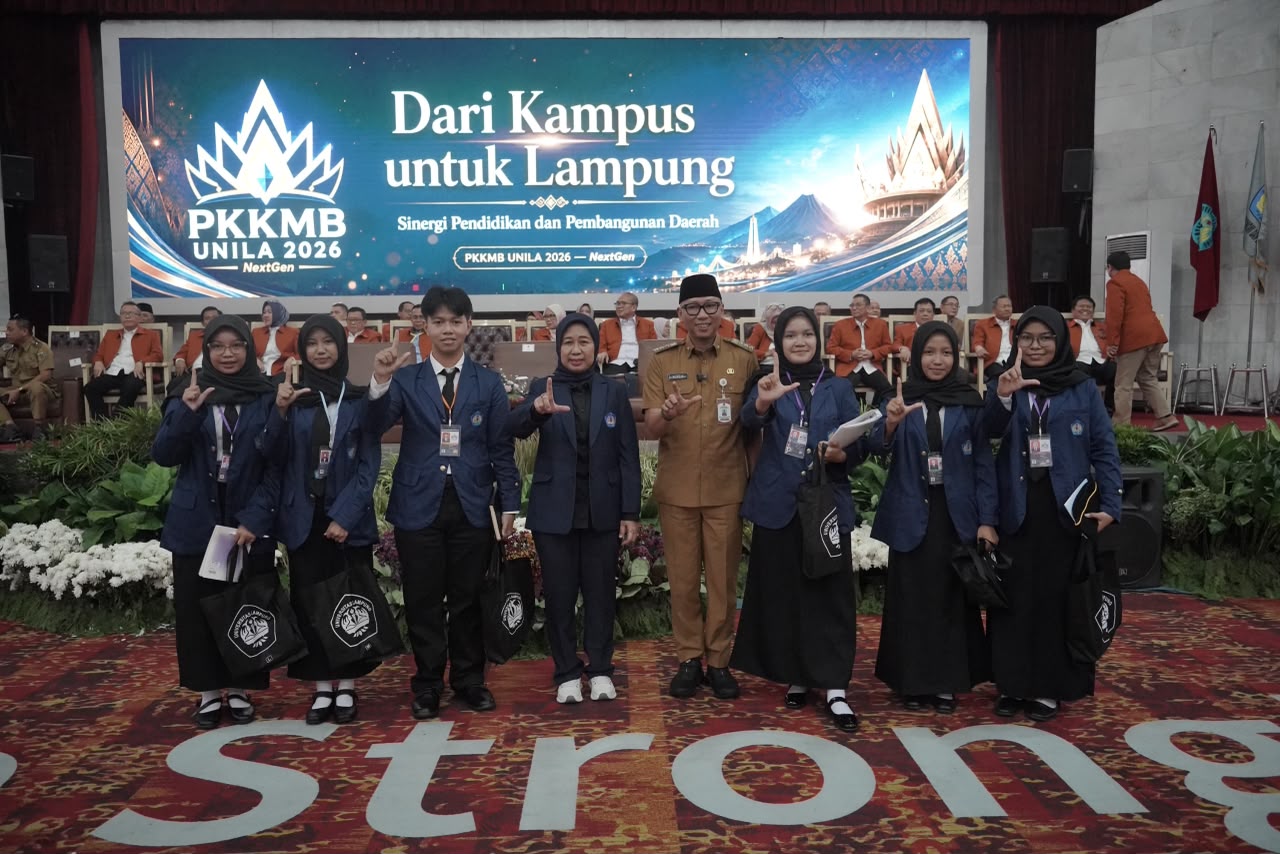 Read more about the article Gubernur Mirza Dorong Mahasiswa Baru Unila Jadi Agen Perubahan dan Pembangunan Lampung